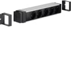 TEHALIT - Anschlussblock,5xSTD schw,Klemmtechnik