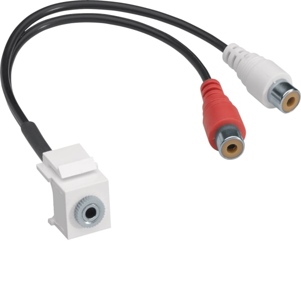 TEHALIT - Keystone Einsatz Klinke 3.5mm->RCA 0.2m