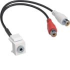 TEHALIT - Keystone Einsatz Klinke 3.5mm->RCA 0.2m