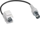 TEHALIT - Keystone Einsatz BNC Bu-Bu 0.2m weiß