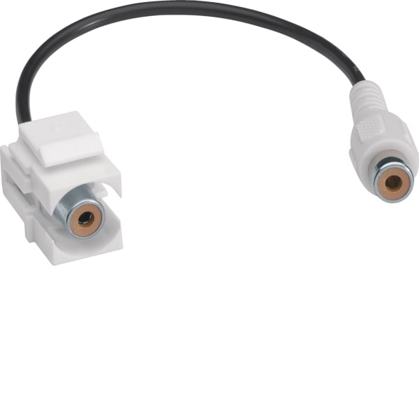 TEHALIT - Keystone Einsatz RCA Bu-Bu 0.2m weiß