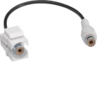 TEHALIT - Keystone Einsatz RCA Bu-Bu 0.2m weiß