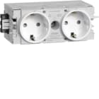 TEHALIT - Steckdose 2-fach Wago C-Profil vw
