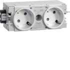 TEHALIT - Steckdose 2-fach 45° Wago C-Profil vw