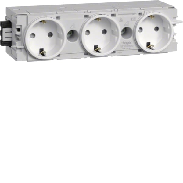 TEHALIT - Steckdose 3-fach Wago C-Profil vw