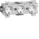 TEHALIT - Steckdose 3-fach Wago Frontrast. vw