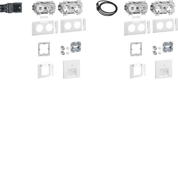 TEHALIT - SET 2AP 3Std+USB A/C 2xC6A Front 80OT vw