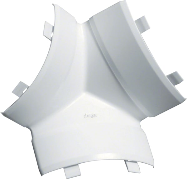 TEHALIT - T-Stück zu Eckkanal EK 40x40mm vweiß