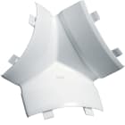 TEHALIT - T-Stück zu Eckkanal EK 40x40mm vweiß