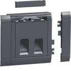 TEHALIT - Einbauset Daten 2 RJ45 Type 04 front gs