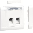 TEHALIT - Einbauset Daten 2 RJ45 Type 10 front vw