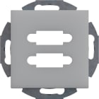 TEHALIT - Montagerahmen für 2 Multimedia Typ30 alu