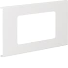 TEHALIT - Blende 2-fach R7 PVC FB OT 130 vweiß