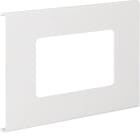 TEHALIT - Blende 2-fach R7 PVC FB OT 150 vsweiß