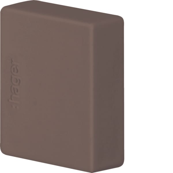 TEHALIT - Endstück zu LF/LFH 20x20mm braun