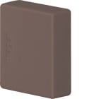TEHALIT - Endstück zu LF/LFH 20x20mm braun