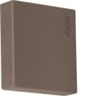 TEHALIT - Endstück zu LF 25x25mm braun