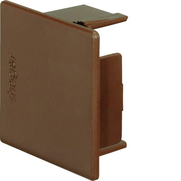 TEHALIT - Endstück zu LF 40x40mm braun