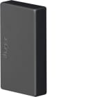 TEHALIT - Endstück zu LF 20x33mm graphitschwarz