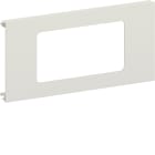 TEHALIT - Blende 2-fach R7 PVC BR OT 120 vweiß