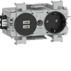 TEHALIT - Steckdose 1f. + USB C/C PD Wago Front gs