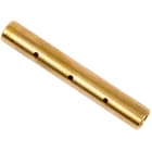 DIETZEL - Verbindungshülse, Röhrenaal, für Ø 11 mm Glasfaserband, Messing