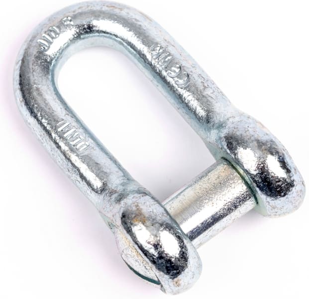 DIETZEL - Schäkel, Bolzen Ø 10 mm, mit Schlitzbolzen und Senkschraube, Stahl verzinkt
