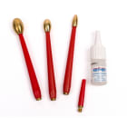 DIETZEL - Flexi-Sonde, SET, mit Führungskopf, # 7/10/13 mm, M5, Anfangshülse 2.0,Spezialkleber 3g