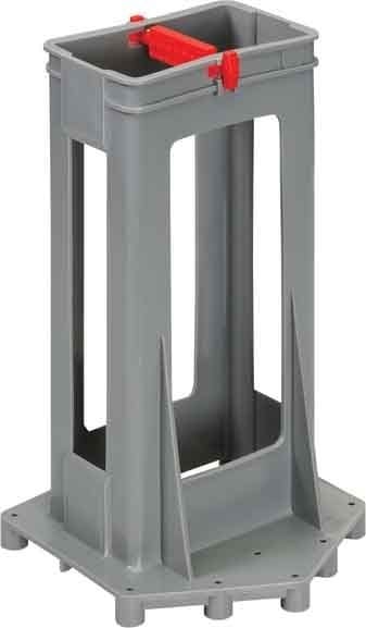 PIPELIFE - IBT-Rohrstütze, grau, Hoehe 21 cm