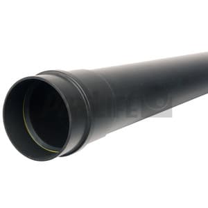 PIPELIFE - KK-Rohr mit Langmuffe 125x3,0/5m