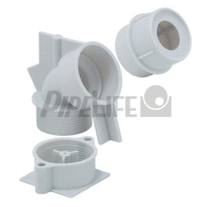 PIPELIFE - Beton Rohrkapsel / Rohrkrümmer-Set für Rohr Ø25mm