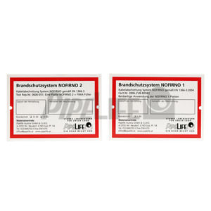 PIPELIFE - BS-Schild f. Nofirno1 + Nofirno2