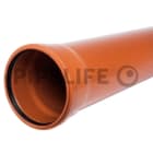 PIPELIFE - PVC H-KG Rohr DN/OD125 SN4 0,5m