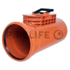PIPELIFE - PVC KG Putzstk m.Deckel DN/OD110