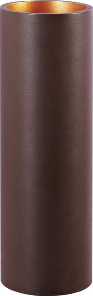 LEUCHTWURM - Wandleuchte, Up&Down, rund dm8,moccabraun innen gold,2x GU10