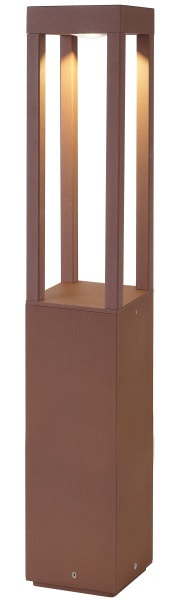 LEUCHTWURM - LED Poller, Aluminium, rost, 7W, 3000K, 560lm, IP54