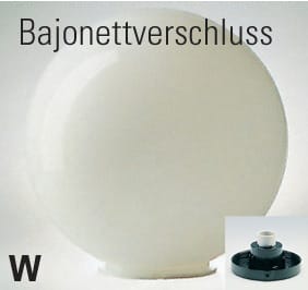 LEUCHTWURM - Leuchtkugel Kunststoff weiß, DM30, IP43