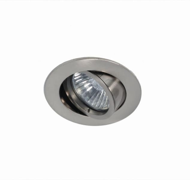 LEUCHTWURM - Deckeneinbaustrahler rund DM68 nickel schwenkbar