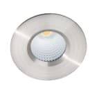 LEUCHTWURM - LED Einbaustrahler IP65 DM68 rund nickel 8W/3000K/dimm.