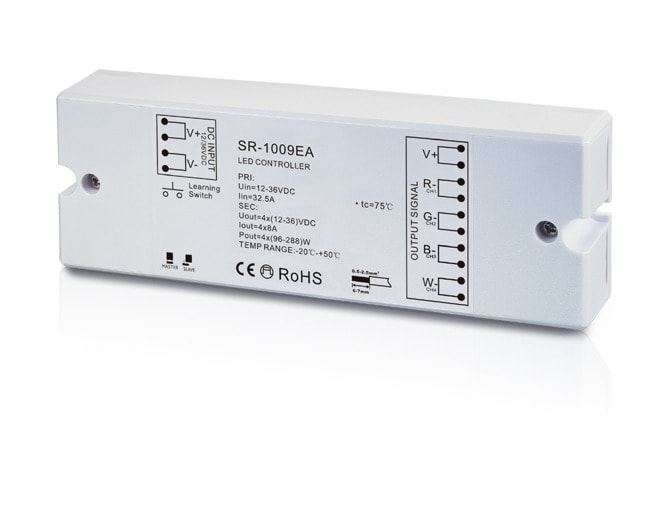 LEUCHTWURM - LED RGB/W 4 Kanal Empfänger 12/24V 4x8A