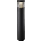 LEUCHTWURM - Poller LED anthrazit Lamellen DM120/1000 1x12W 3000K