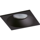LEUCHTWURM - STR OSCURO 230V eckig starr SW dm89 ET95 DA 80 1xGU10 50W