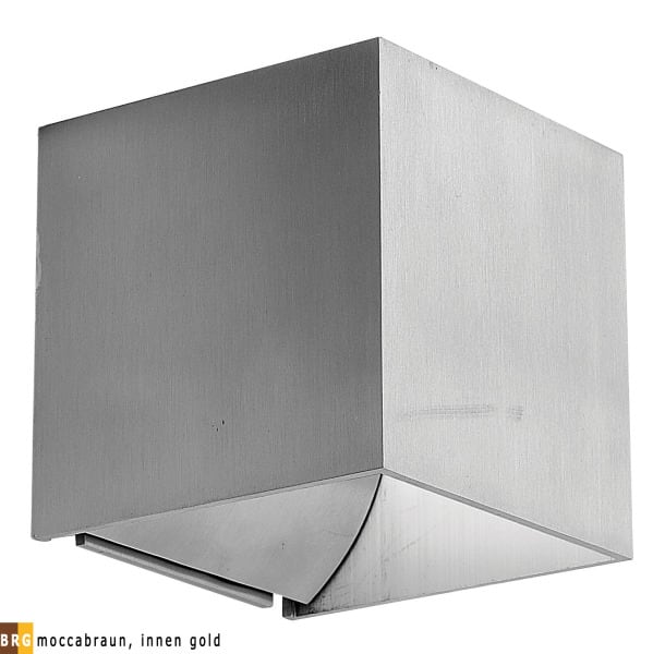 LEUCHTWURM - METEOR aussen Mocca innen Gold Up Down 100 100 100 1xG9 40W
