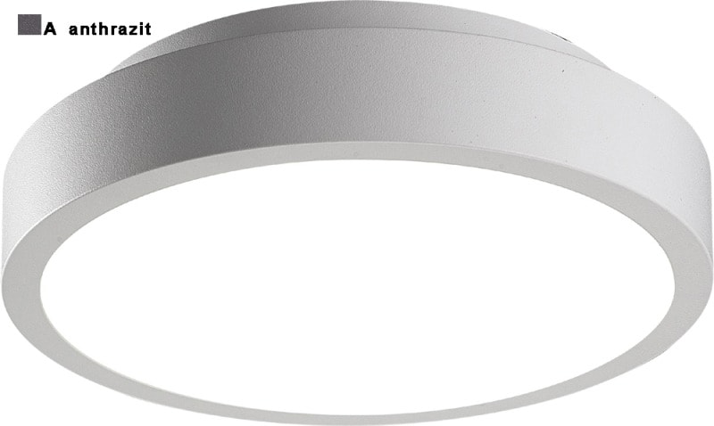 LEUCHTWURM - DL ATLANTIS rund ANT opal dm250 68 LED 20W 3000K 1140lm