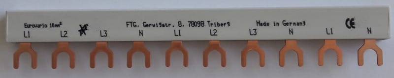 FTG - EXP_KLA Phasenschiene 4Pol. F. Wohnungsvert.Eurovario,10TE