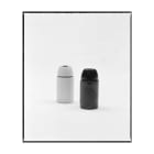 ELECTROPLAST - Fassung E14 Kunststoff glatt schwarz Isogewinde M10x1