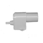 ELECTROPLAST - Winkelfassung E14 Kunststoff weiß ohne Druckschalter
