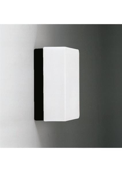 ELECTROPLAST - NU Sockel weiß Glas opal matt 220x120xH100 E27 IP44 SKII