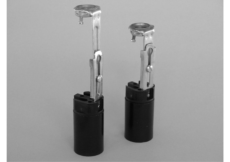 ELECTROPLAST - Kerzenfass.E14 80-100mm Metallnippelgew.M10x1+Made