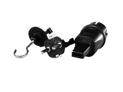 ELECTROPLAST - Vollgummistecker 10/16A, 250V f.Flachleitung
